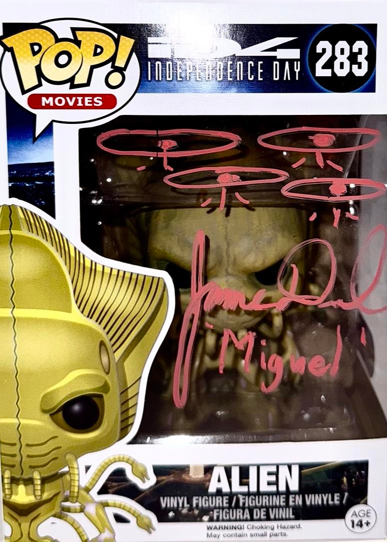 James Duval Signed Funko Pop #283 (Independence Day) w/Inscription - SWAU #01